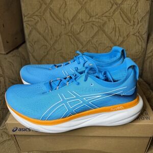 ASICS GEL-Nimbus 25 Shoes Men's Size 11.5 Blue Mesh Running Sneakers 1011B547